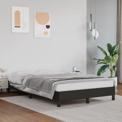 Vidaxl - Cadre de lit sans matelas noir 120x190 cm similicuir
