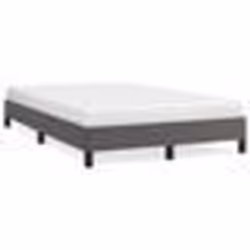 vidaXL Cadre de lit sans matelas gris 120x190 cm similicuir - 120 x 190 cm