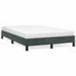 vidaXL Cadre de lit sans matelas vert foncé 120x190 cm velours - 120 x 190 cm