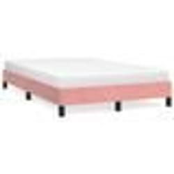 vidaXL Cadre de lit sans matelas rose 120x190 cm velours - 120 x 190 cm