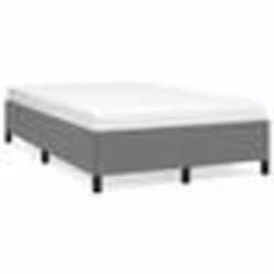 vidaXL Cadre de lit sans matelas gris foncé 120x190 cm tissu - 120 x 190 cm