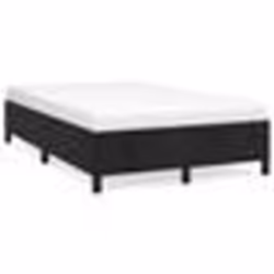 vidaXL Cadre de lit sans matelas noir 120x190 cm velours - 120 x 190 cm