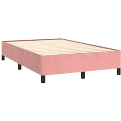 Vidaxl - Cadre de lit sans matelas rose 120x190 cm velours