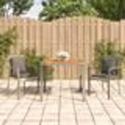 vidaXL Sommier à lattes de lit avec matelas taupe 120x190 cm tissu - 120 x 190 cm