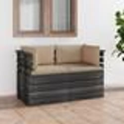 vidaXL Sommier à lattes de lit avec matelas vert foncé 120x190 cm - 120 x 190 cm
