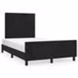 vidaXL Cadre de lit sans matelas noir 120x190 cm velours - 120 x 190 cm