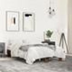 vidaXL Cadre de lit sans matelas chêne fumé 140x190 cm - 140 x 190 cm