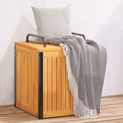 Cette boîte à coussins en bois est parfaite pour ranger vos coussins, oreillers, couvertures, jouets et autres articles dans  ...
