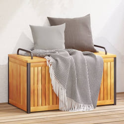 Vidaxl - Boîte à coussins d'extérieur bois d'acacia solide et acier