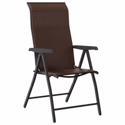 VidaXL 3270608 chaise d'extérieur Terrace Polyuréthane, Acier Marron - Vue supplémentaire 4