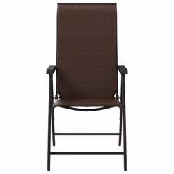 VidaXL 3270608 chaise d'extérieur Terrace Polyuréthane, Acier Marron - Vue supplémentaire 5