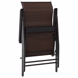 VidaXL 3270608 chaise d'extérieur Terrace Polyuréthane, Acier Marron - Vue supplémentaire 6