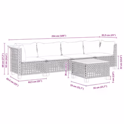 VidaXL 3261725 ensemble de meubles de jardin - Vue supplémentaire 8