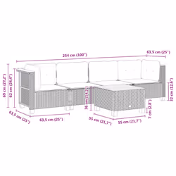 VidaXL 3261726 ensemble de meubles de jardin - Vue supplémentaire 8