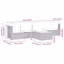VidaXL 3261727 ensemble de meubles de jardin - Vue supplémentaire 8