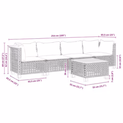 VidaXL 3261728 ensemble de meubles de jardin - Vue supplémentaire 8
