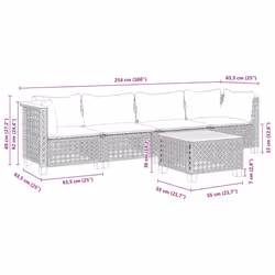 VidaXL 3261729 ensemble de meubles de jardin - Vue supplémentaire 8