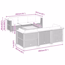 VidaXL 3261737 ensemble de meubles de jardin - Vue supplémentaire 7