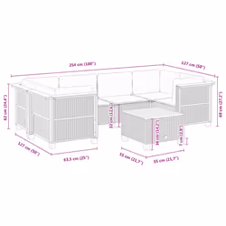VidaXL 3261746 ensemble de meubles de jardin - Vue supplémentaire 8