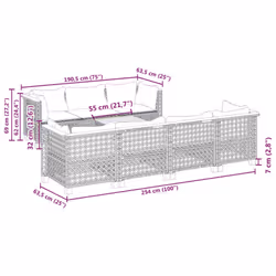 VidaXL 3261753 ensemble de meubles de jardin - Vue supplémentaire 8