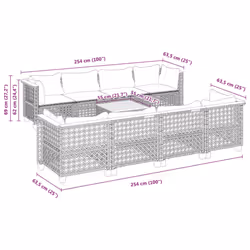 VidaXL 3261767 ensemble de meubles de jardin - Vue supplémentaire 8