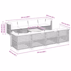 VidaXL 3261768 ensemble de meubles de jardin - Vue supplémentaire 8
