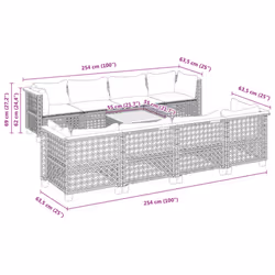 VidaXL 3261771 ensemble de meubles de jardin - Vue supplémentaire 8