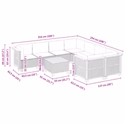 VidaXL 3261774 ensemble de meubles de jardin - Vue supplémentaire 8
