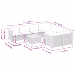VidaXL 3261775 ensemble de meubles de jardin - Vue supplémentaire 8