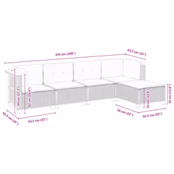 VidaXL 3261785 ensemble de meubles de jardin - Vue supplémentaire 8