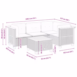 VidaXL 3261800 ensemble de meubles de jardin - Vue supplémentaire 8