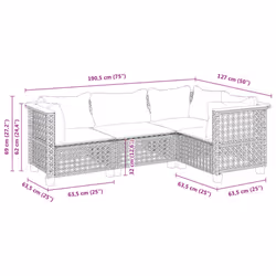 VidaXL 3261801 ensemble de meubles de jardin - Vue supplémentaire 6