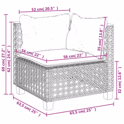 VidaXL 3261801 ensemble de meubles de jardin - Vue supplémentaire 8
