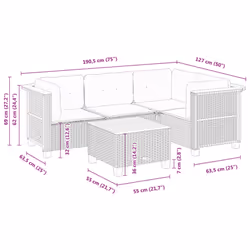 VidaXL 3261803 ensemble de meubles de jardin - Vue supplémentaire 8
