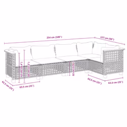 VidaXL 3261809 ensemble de meubles de jardin - Vue supplémentaire 6