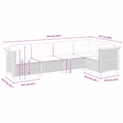 VidaXL 3261811 ensemble de meubles de jardin - Vue supplémentaire 6