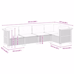 VidaXL 3261813 ensemble de meubles de jardin - Vue supplémentaire 6