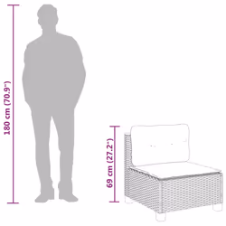 VidaXL 3261821 ensemble de meubles de jardin - Vue supplémentaire 7