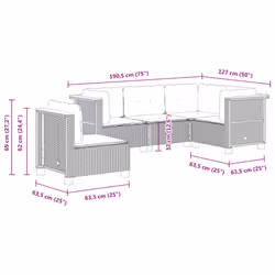 VidaXL 3261833 ensemble de meubles de jardin - Vue supplémentaire 6