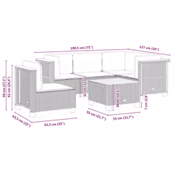 VidaXL 3261835 ensemble de meubles de jardin - Vue supplémentaire 8