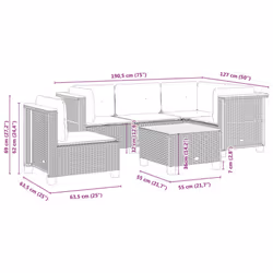 VidaXL 3261837 ensemble de meubles de jardin - Vue supplémentaire 8