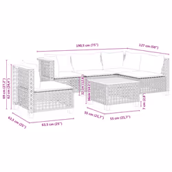 VidaXL 3261839 ensemble de meubles de jardin - Vue supplémentaire 8