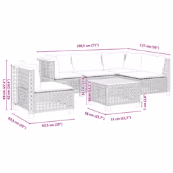 VidaXL 3261842 ensemble de meubles de jardin - Vue supplémentaire 8
