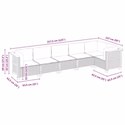 VidaXL 3261848 ensemble de meubles de jardin - Vue supplémentaire 6