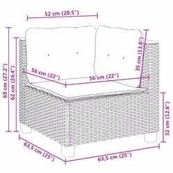 VidaXL 3261848 ensemble de meubles de jardin - Vue supplémentaire 8