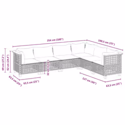 VidaXL 3261861 ensemble de meubles de jardin - Vue supplémentaire 6