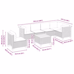 VidaXL 3261875 ensemble de meubles de jardin - Vue supplémentaire 8