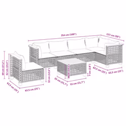 VidaXL 3261878 ensemble de meubles de jardin - Vue supplémentaire 8