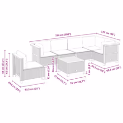 VidaXL 3261879 ensemble de meubles de jardin - Vue supplémentaire 8