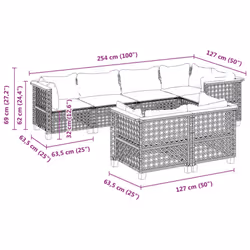 VidaXL 3261884 ensemble de meubles de jardin - Vue supplémentaire 6